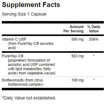 PureWay-C 500 mg bioflavonoidokkal 90 kapszula