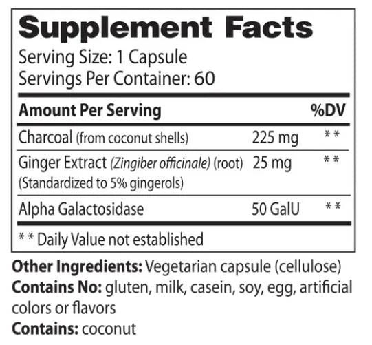 Purify Activated Charcoal Plus - 60 kapszula
