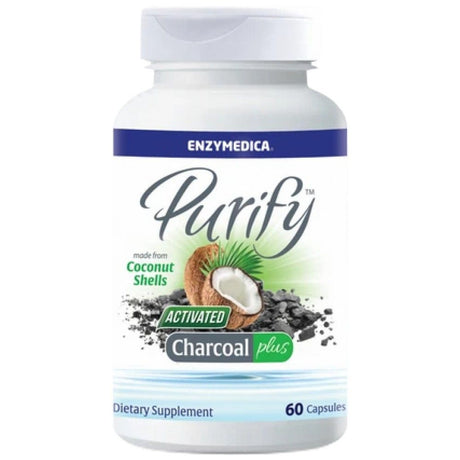 Purify Activated Charcoal Plus - 60 capsules - Nutra Best Europe