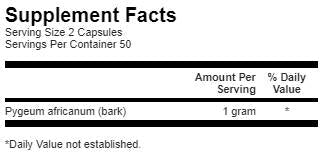 Pygeum 500 mg - 100 kapszula
