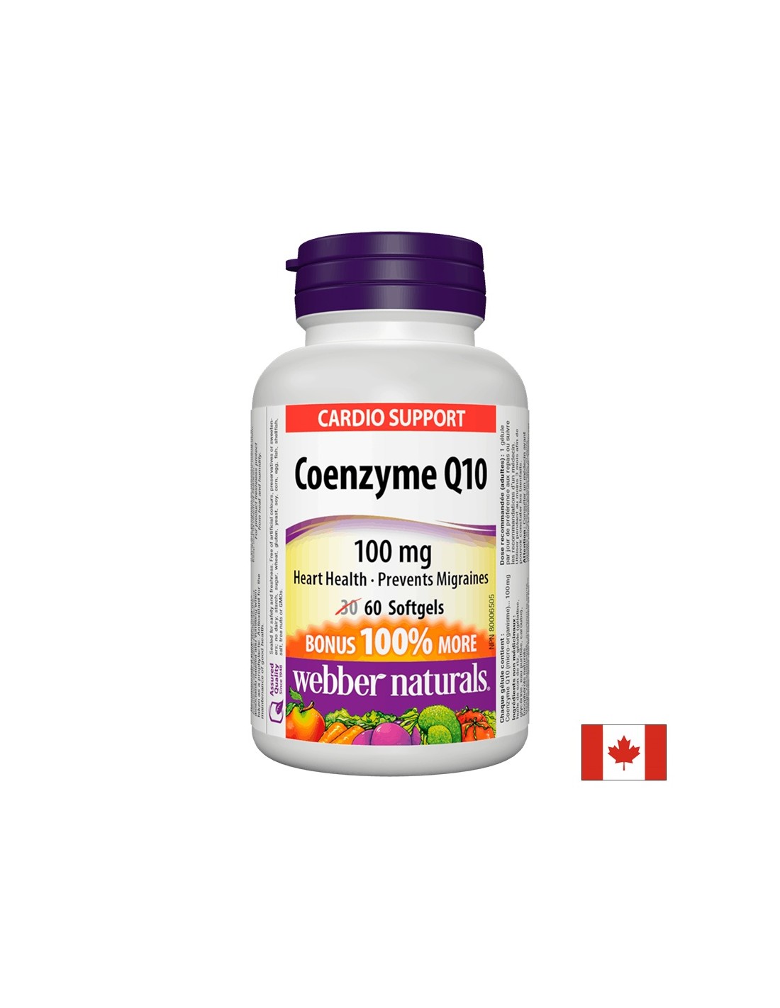 Koenzim Q10 – szív egészsége és antioxidáns védelem, 100 mg, 60 kapszula