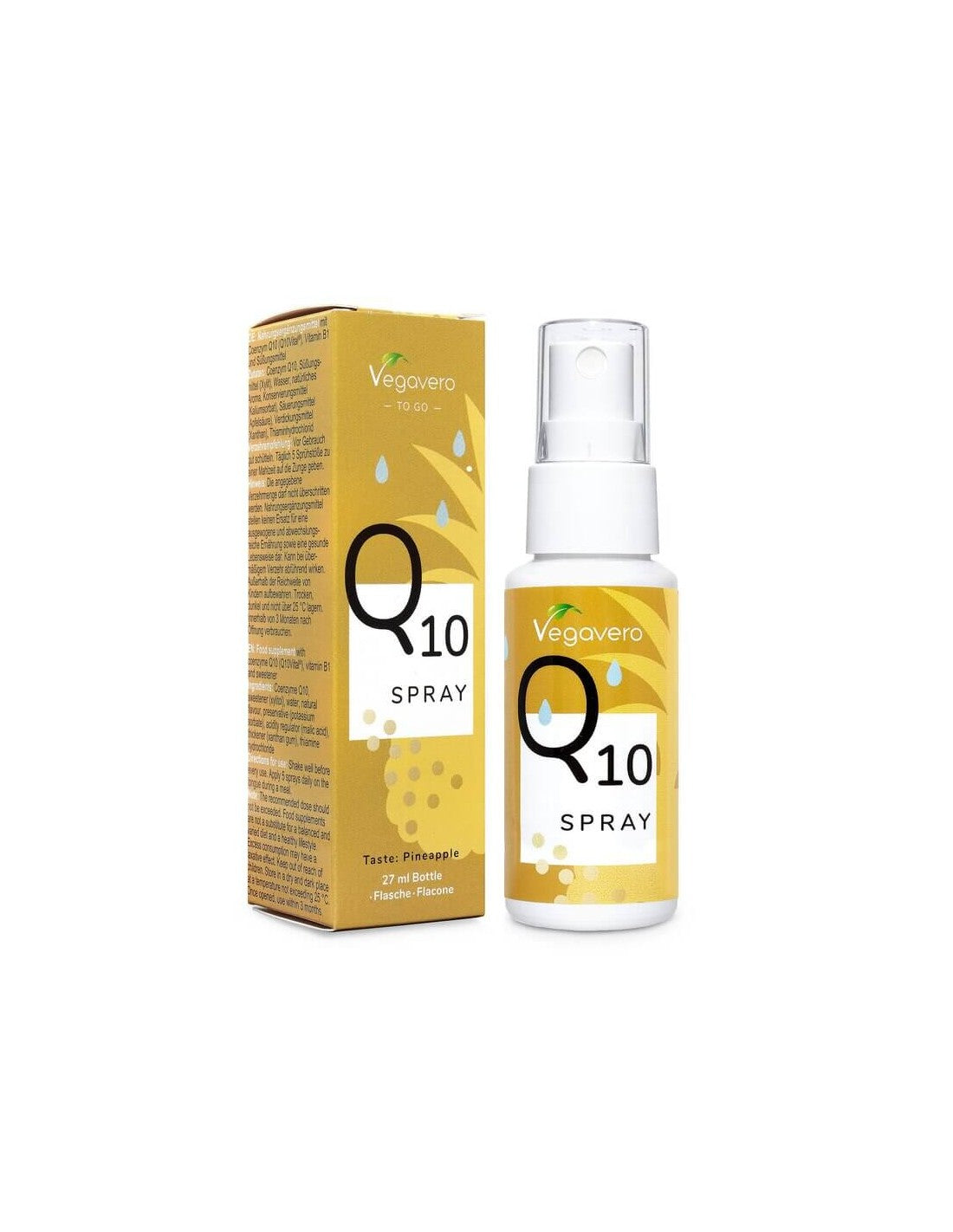 Q10 spray/ Koenzim Q10/ Szájspray, 27 ml, 100%-ban vegán <tc>Vegavero</tc>