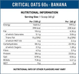 Critical Oats | Protein Porridge On-The-Go 60 grams - Nutra Best Europe