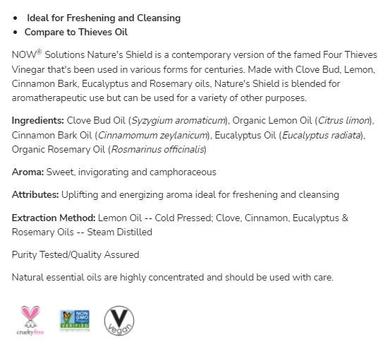 Nature's Shield | Protective Oil Blend - 30 ml - Nutra Best Europe