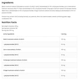 Quatro gomba keverék por | Oroszlánsörény ~ Reishi ~ Cordyceps ~ Chaga 100 gramm