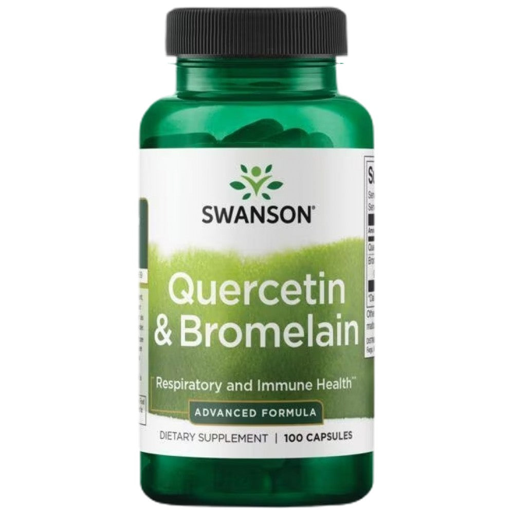Quercetin & Bromelain - Advanced Formula - 100 capsules - Nutra Best Europe
