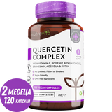 Kvercetin komplex bromelainnel 120 V-kapszula. <tc>Nutravita</tc>
