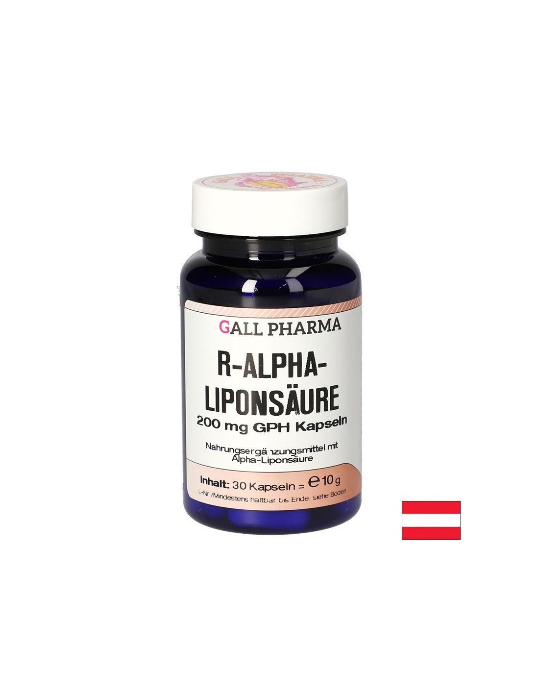 Antioxidáns, cukorbetegség megelőzés - R-Alfa liponsav, 30 kapszula