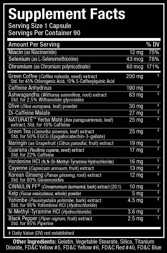 RapidCuts Shredded 90 capsules - Nutra Best Europe