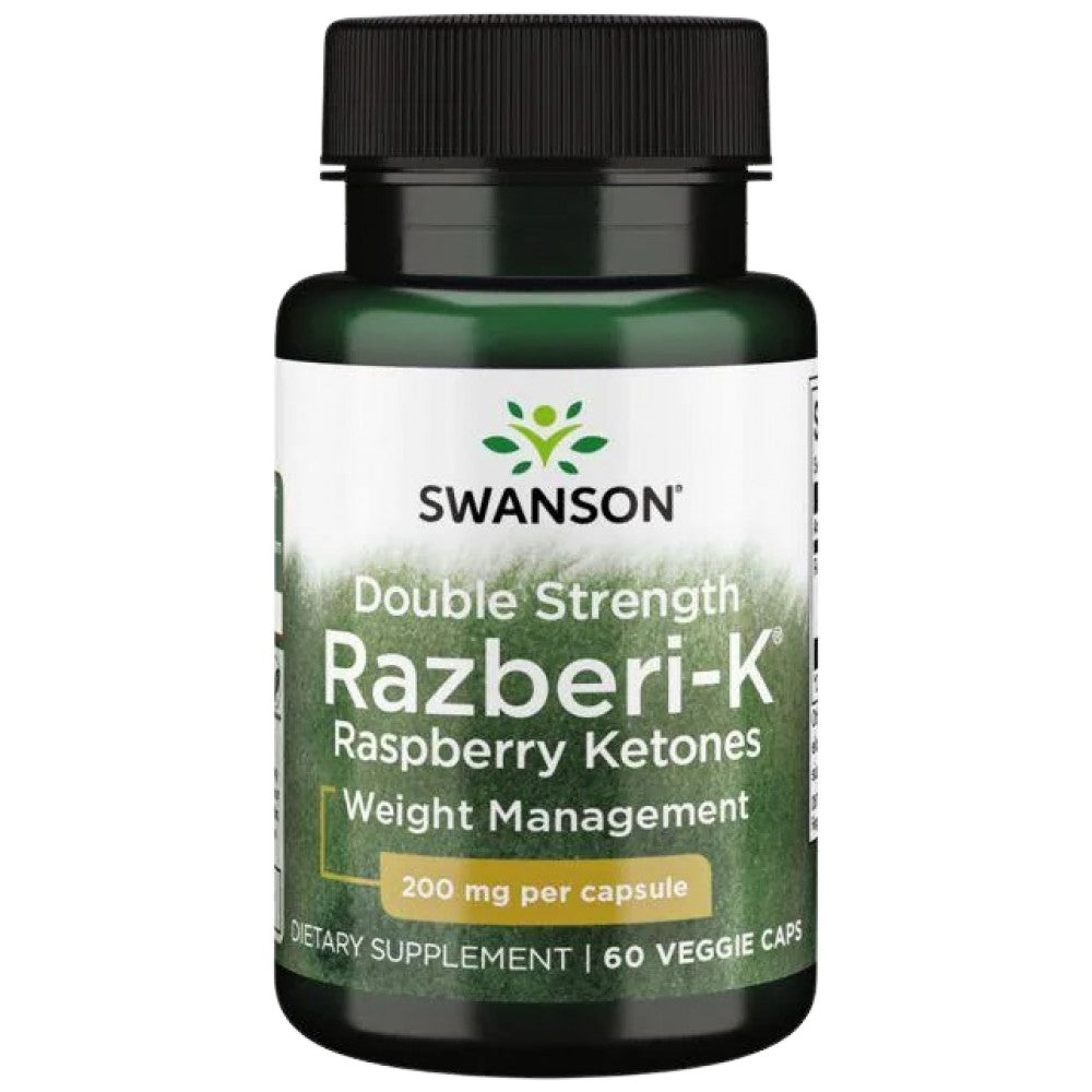 Razberi - K 200 mg | Dupla erősségű málna ketonok - 60 kapszula