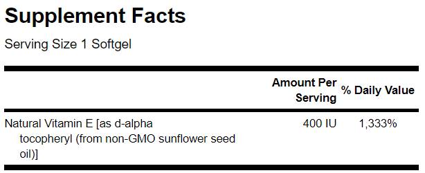 Real Food E GMO-mentes napraforgóolajból 60 gél kapszula