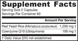 Vörös élesztő rizs 1200 mg + CoQ10 100 mg - Vörös élesztő rizs + Q10 koenzim 120 kapsz.