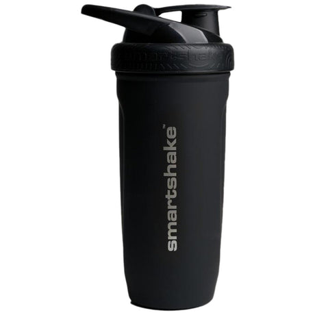 Smart Reinforce Stainless Steel Shaker | Black - 900 ml - Nutra Best Europe