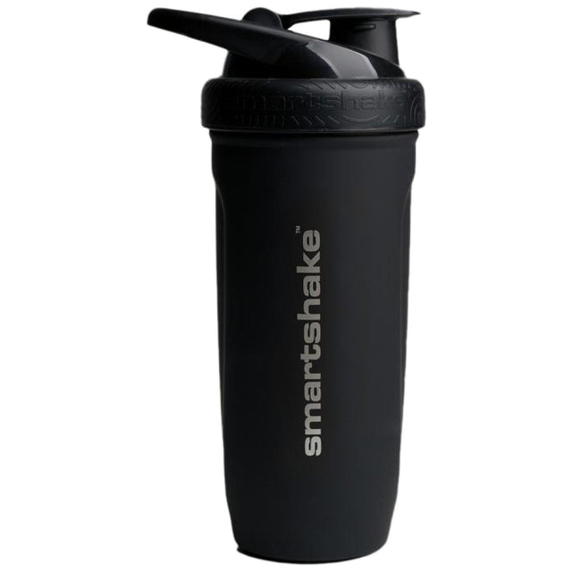 Smart Reinforce Stainless Steel Shaker | Black - 900 ml - Nutra Best Europe