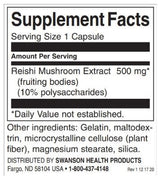 Reishi gomba kivonat 500 mg | Szabványosított - 90 kapszula