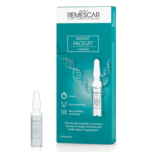 Ampoules for instant lifting and V-shaped facial contour 5x2ml - Nutra Best Europe