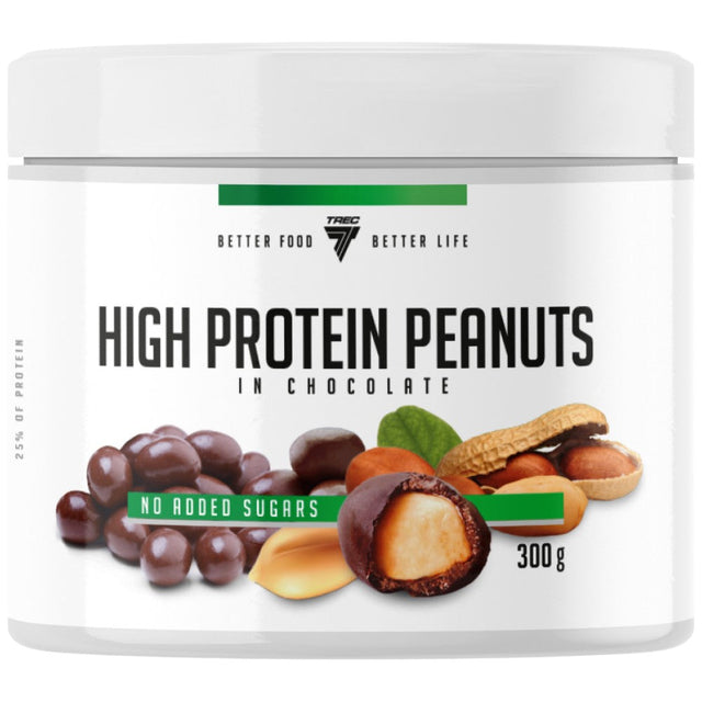 High Protein Peanuts in Chocolate | No Added Sugars 300 grams - Nutra Best Europe