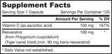 Resveratrol 100 mg - 120 kapszula