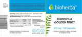 Rhodiola Golden Root 210 mg - 100 kapszula