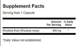 Rhodiola Rosea Root 400 mg - 100 kapszula