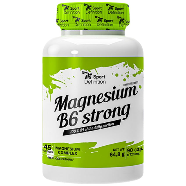 Magnesium + B6 Strong - 90 capsules - Nutra Best Europe