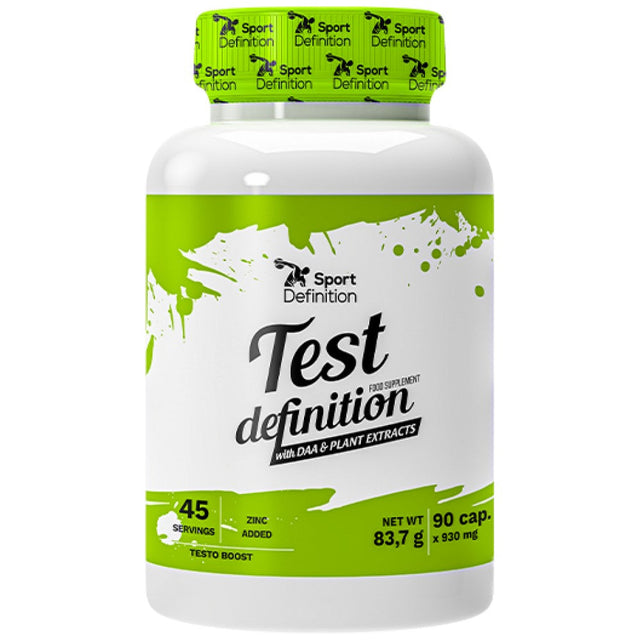 Test Definition | with DAA, Tribulus, Zinc & Magnesium - 90 capsules - Nutra Best Europe