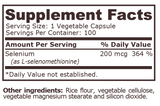 <tc>Pure Nutrition</tc> - SZELÉNIUM 200 mcg - 100 növényi kapszula