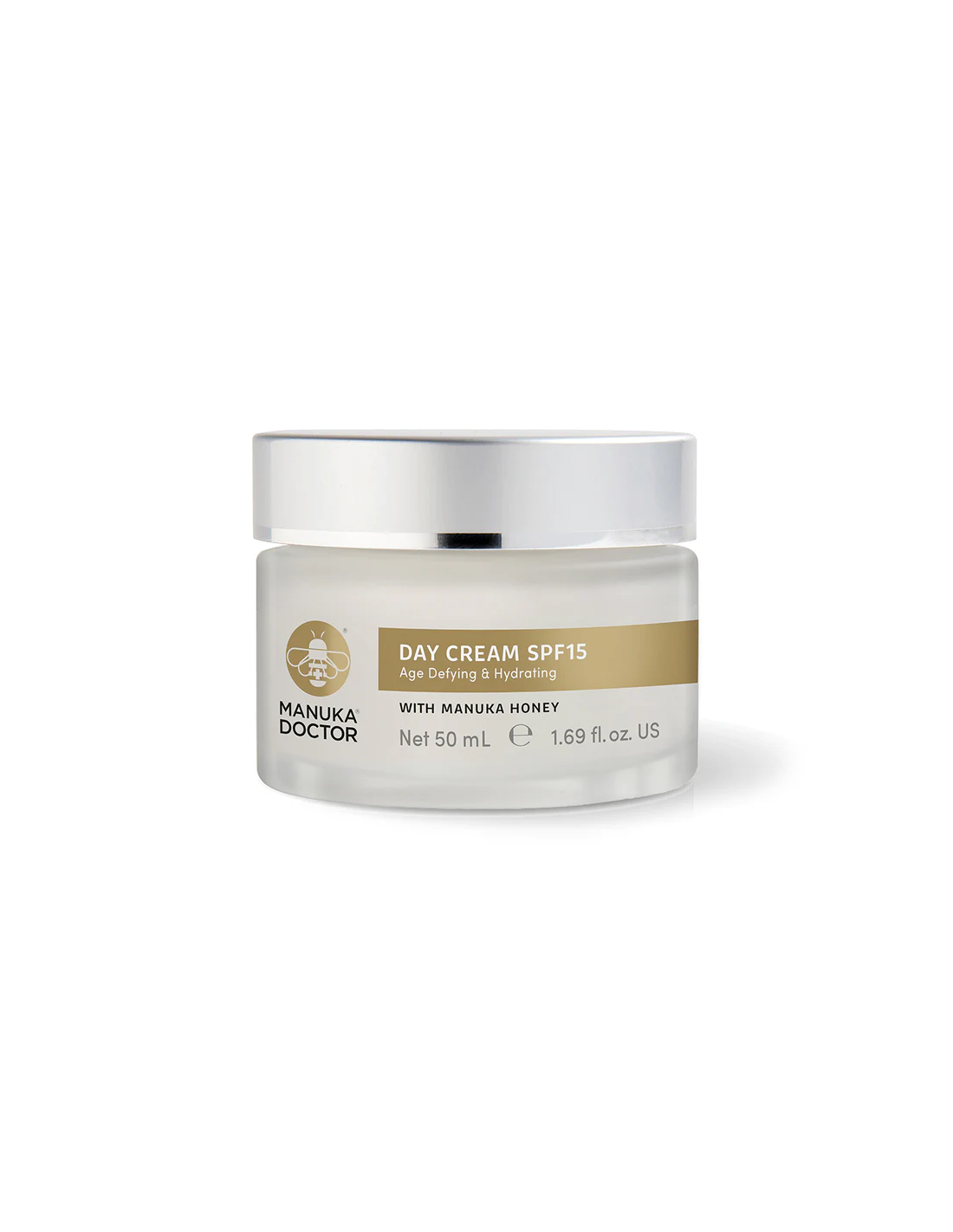Hidratáló napi öregedésgátló arckrém SPF 15 manuka mézzel, 50 ml