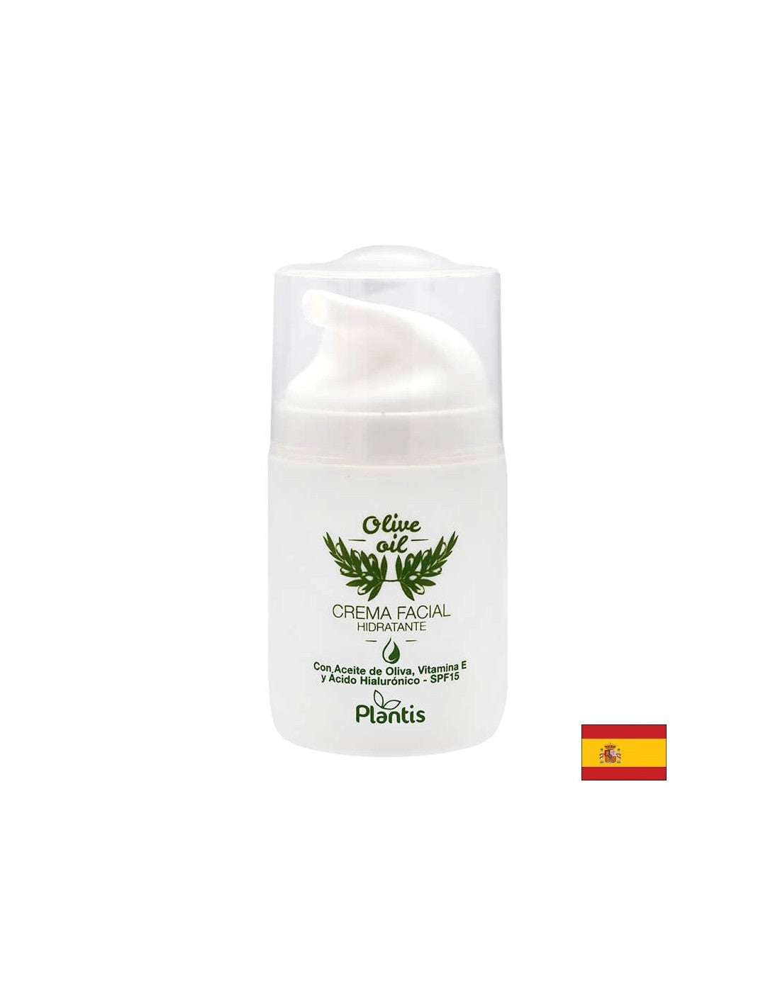 Hidratáló arckrém olívaolajjal, E-vitaminnal és hialuronsavval SPF15, 50 ml