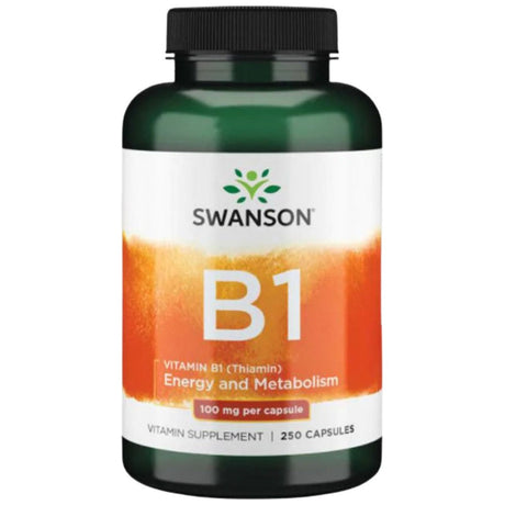 Vitamin B-1 100 mg - 250 capsules - Nutra Best Europe