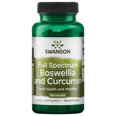 Full Spectrum Boswellia and Curcumin - 60 capsules - Nutra Best Europe