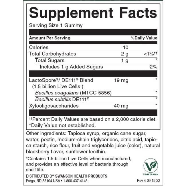 Probiotic + Prebiotic Gummies - 60 gummies - Nutra Best Europe