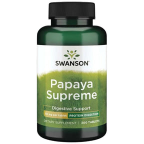 Papaya Supreme 50 mg - 300 Tablets - Nutra Best Europe