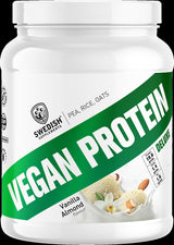 <tc>Swedish Supplements</tc> Vegán Fehérje Deluxe | borsóból, rizsből és zabból [750 gramm, 27 adag]