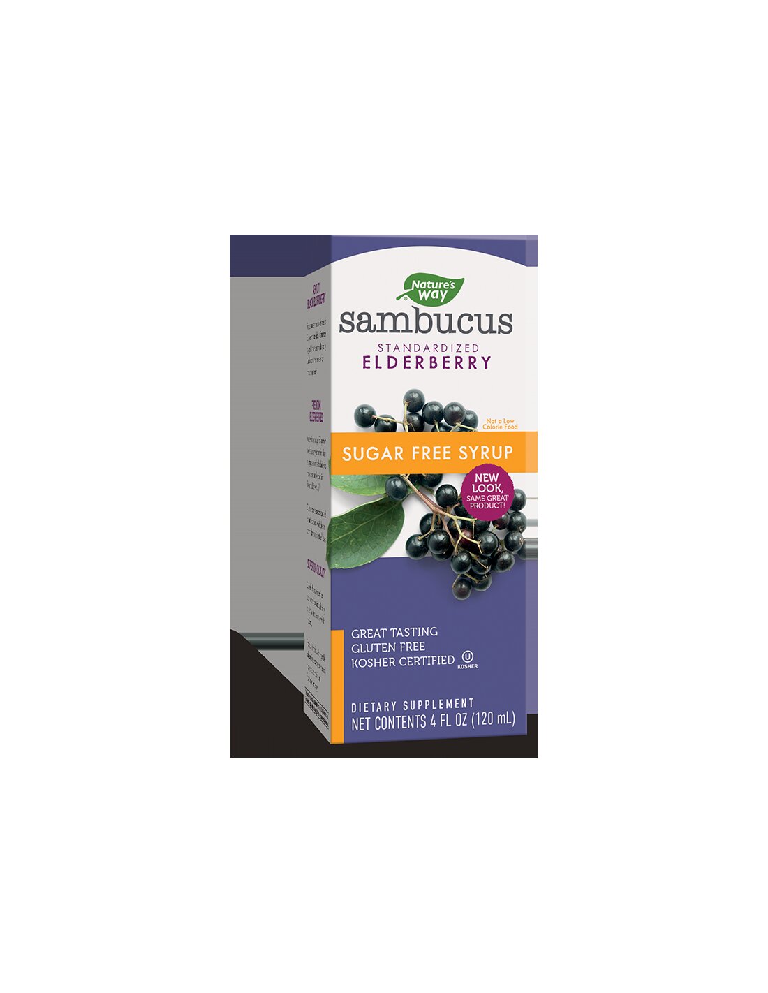 Sambucus cukormentes szirup x 120 ml Nature's Way