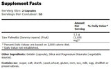 Saw Palmetto Berries 550 mg - 100 kapszula
