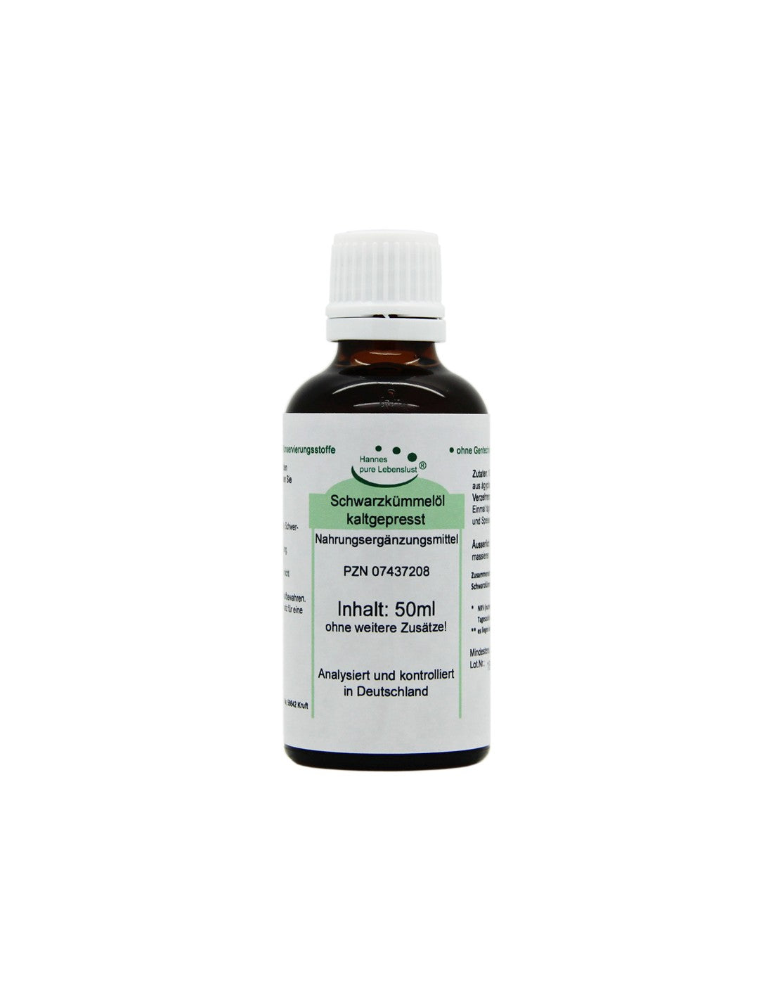 Schwarzkümmelöl - Hidegen sajtolt feketekömény olaj, 50 ml csepp El Compra