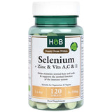 Szelén 100 mcg + Cink & A- és C-vitamin & E - 120 tabletta