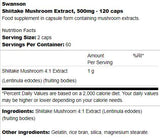 Shiitake gomba kivonat 500 mg 120 kapszula