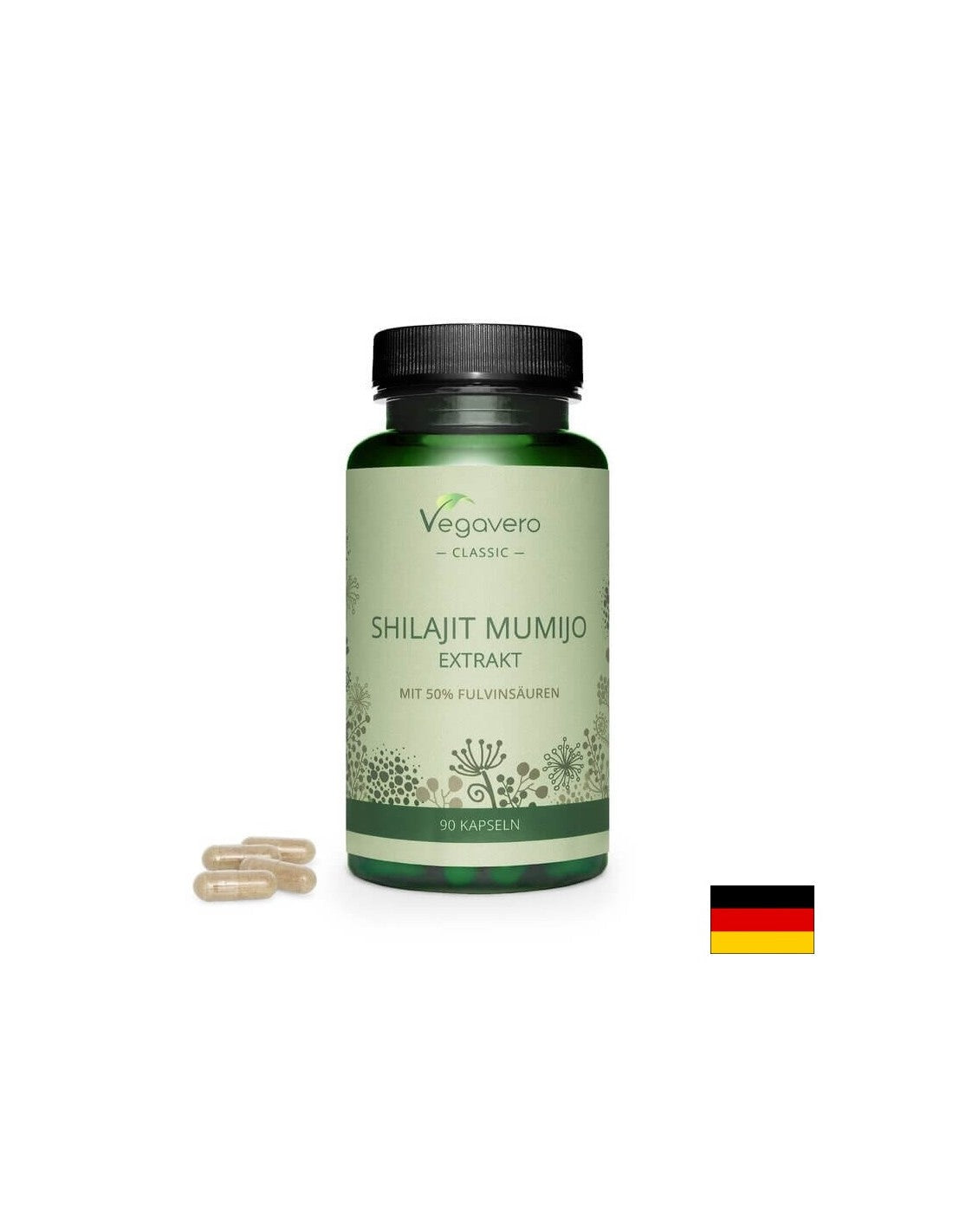 Shilajit Mumijo/ Shilajit (Mumio) kivonat, 90 kapszula, 100% vegán