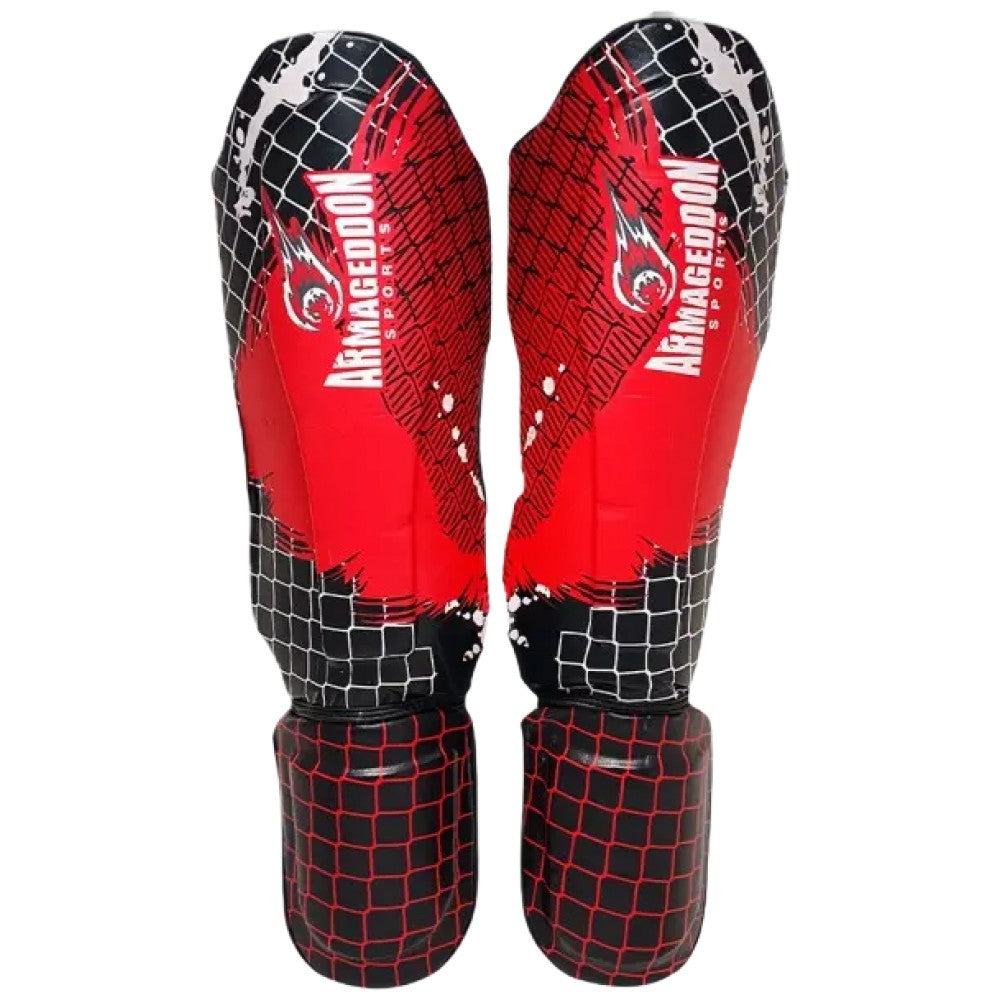 Shin Guards - Red 2 db.