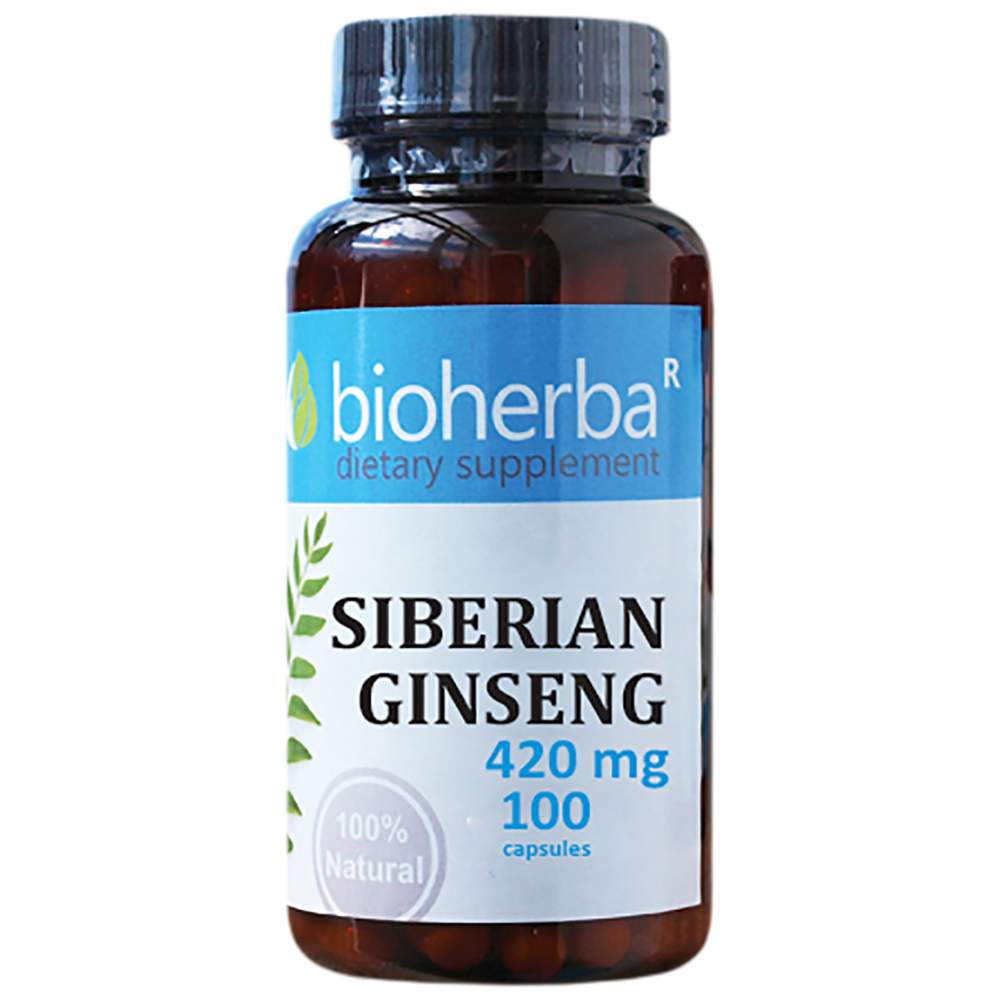 Szibériai ginzeng 420 mg - 100 kapszula