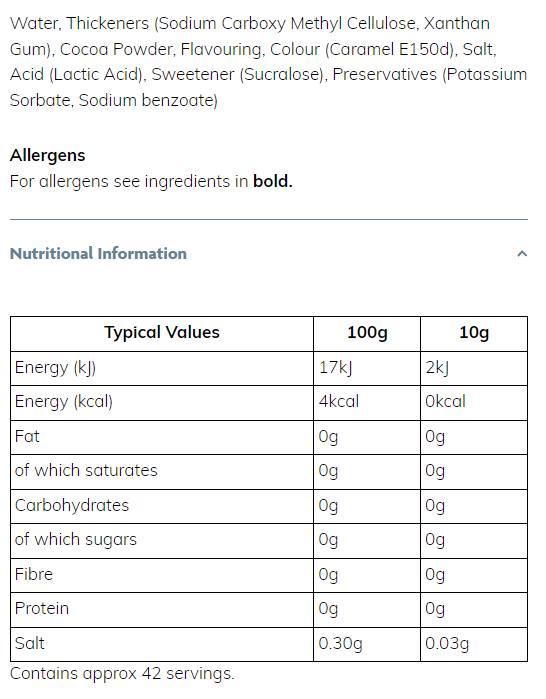 Skinny Syrup | Csokoládé Caramel torta - 425 ml