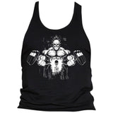 <tc>Skull Labs</tc> Tanktop | Fekete-Fehér