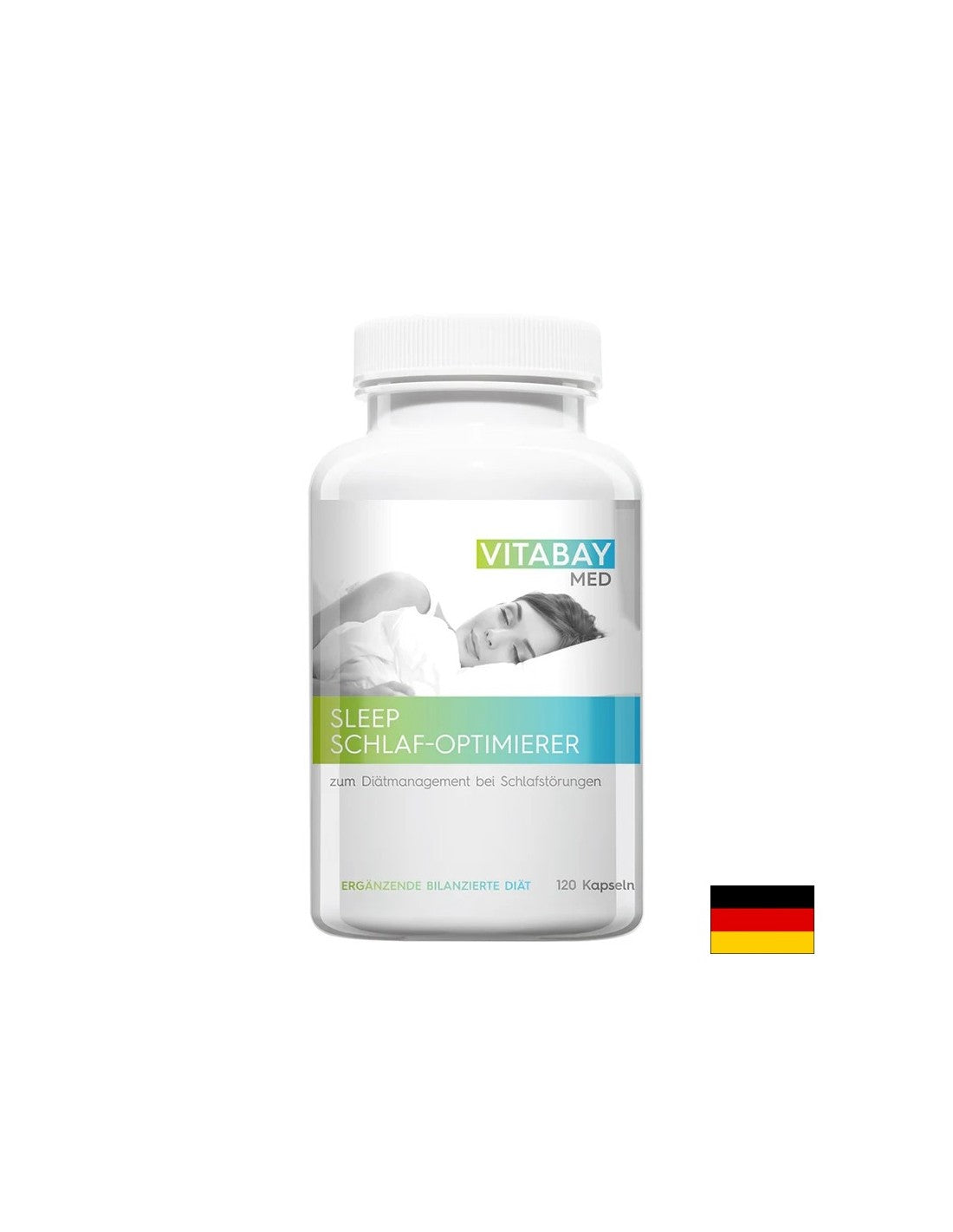 Stressz és jó hangulat - Citromfű Sleep Schlaf Optimizer MED®, 300 mg x 120 V kapszula
