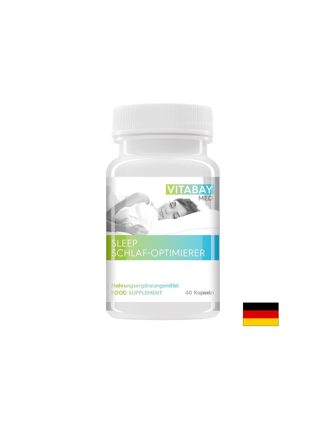 Stressz és álmatlanság - Citromfű Sleep Schlaf Optimizer MED, 60 V kapszula
