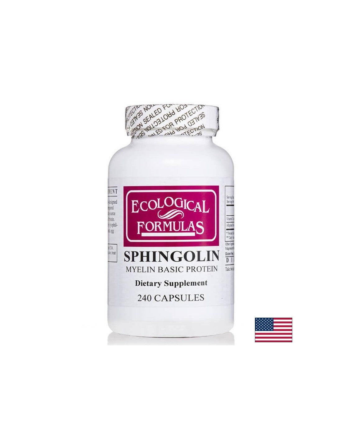Idegsejtek védelme - Sphingolin - myelin protein - demyelinizációban, 240 kapszula