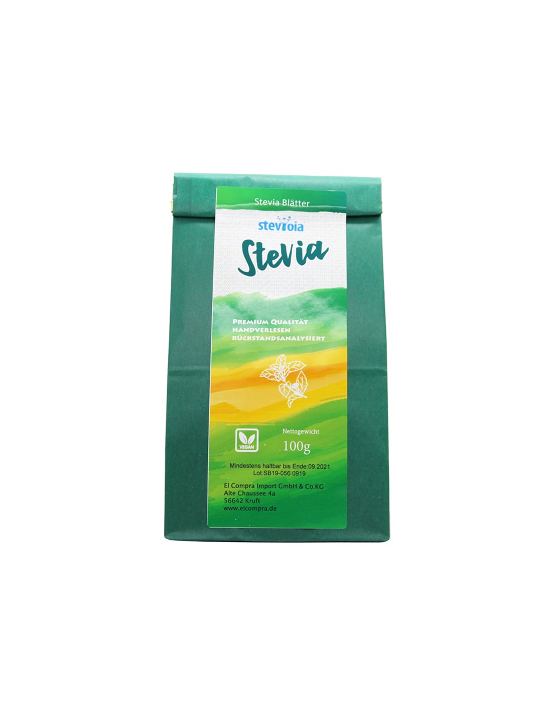 Steviola® Stevia - Stevia (száraz levelek), 100 g El Compra