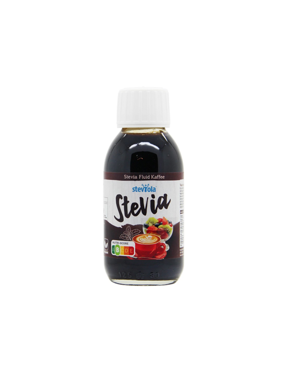 Steviola® Stevia fluid Kaffee - Folyékony stevia kávé aromával, Asztali édesítőszer, 125 ml El Compra