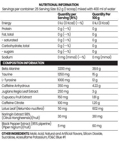 Stim Head V3 | Koffeintartalmú formula - 205 gramm